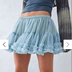 Urban Outfitters Tulle Tutu Low- Rise Mini Skirt